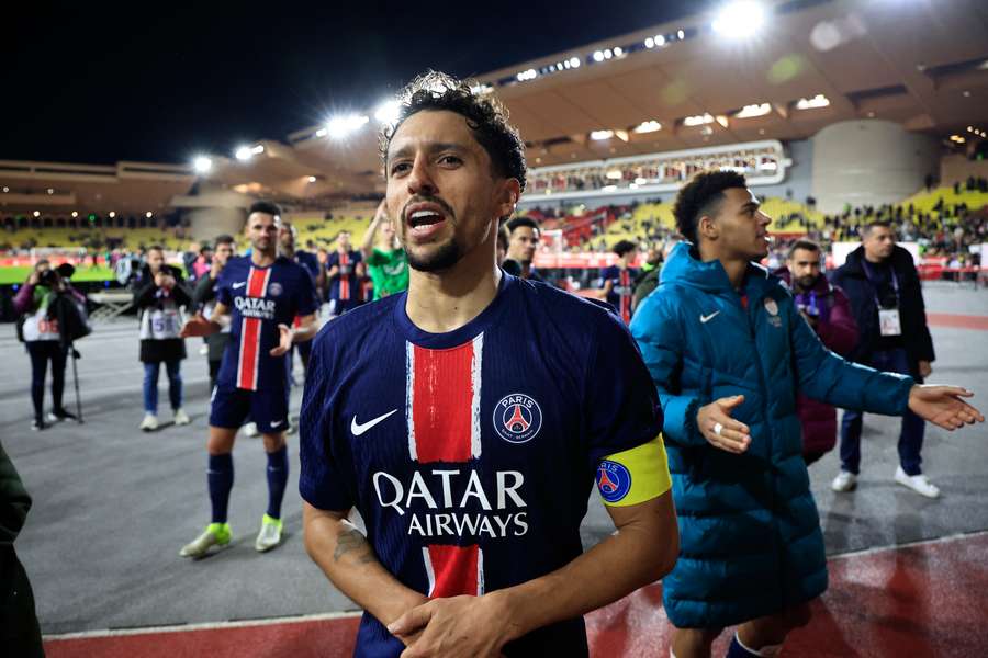 Marquinhos tras la victoria del miércoles por la noche.