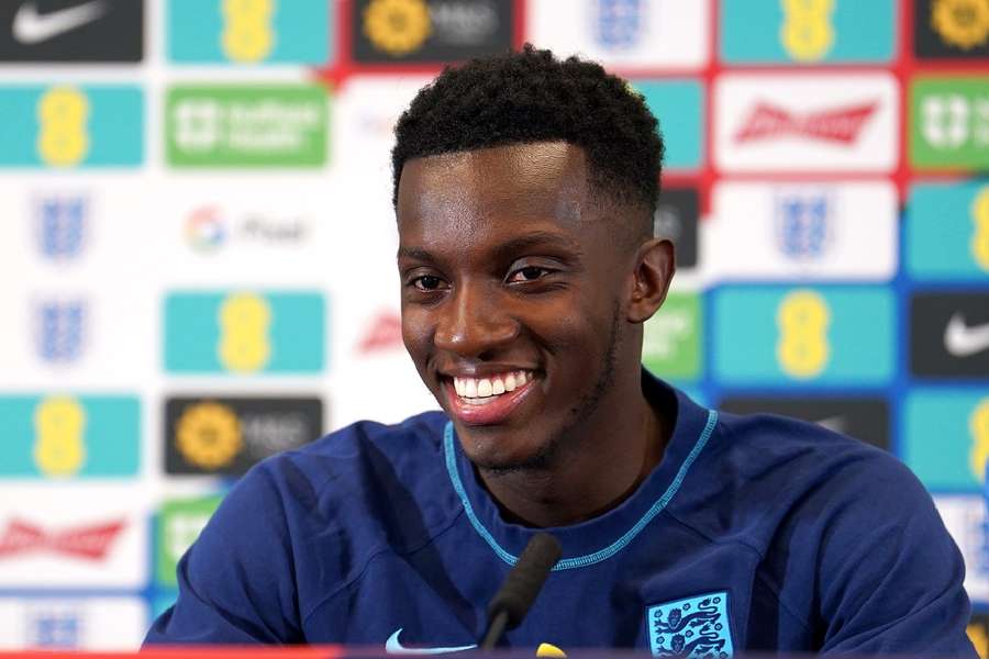Nketiah during a press conference