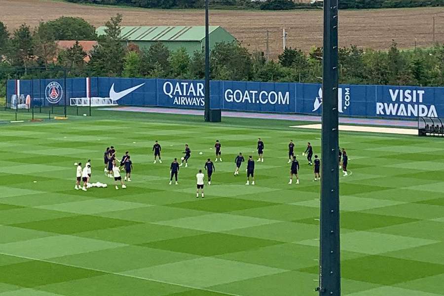 Le groupe parisien s'entraîne au Campus PSG sans Gonçalo Ramos, Mbappé est bien là