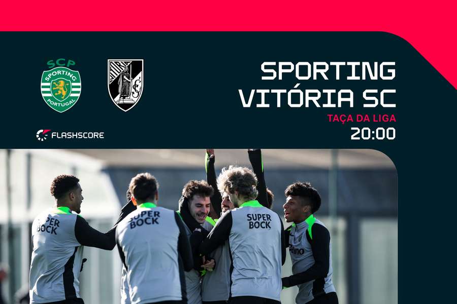 Sporting mede forças com o Vitória SC por um acesso à final da Taça da Liga