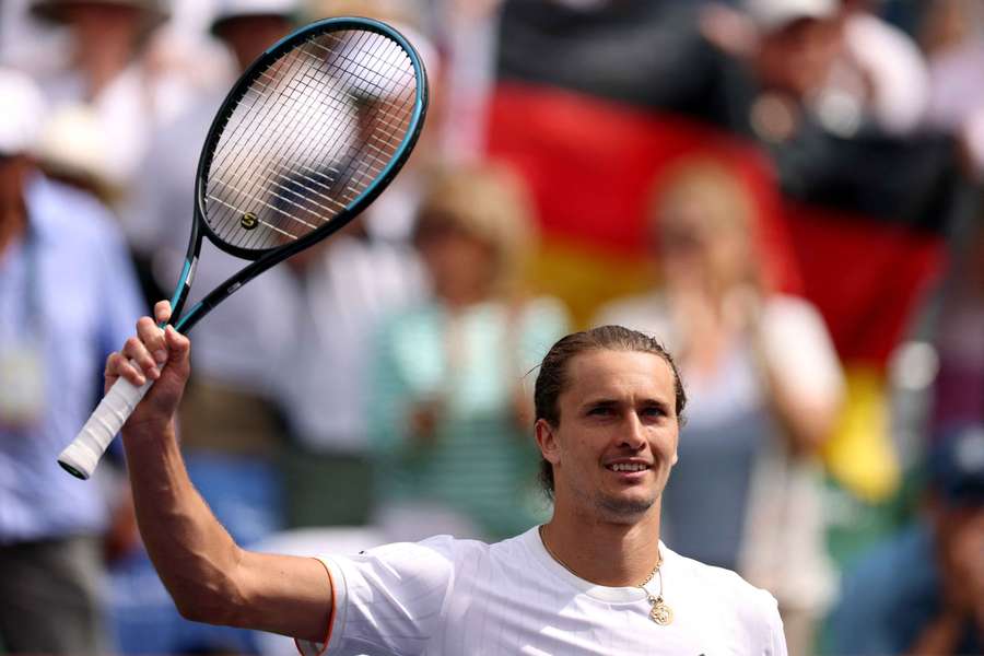 Alexander Zverev ist zufrieden.