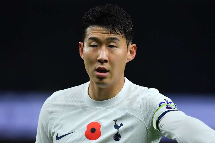 Son Heung-min in actie