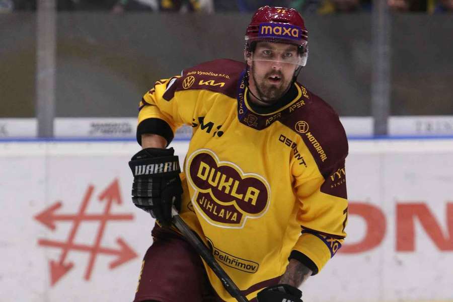 Jihlavský obránce Ondřej Dlapa.