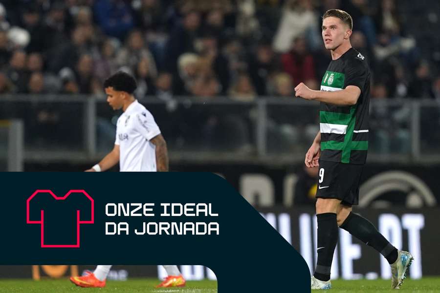 Gyökeres marcou três golos em Guimarães