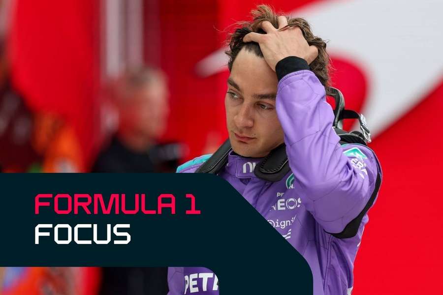 George Russell at the Miami Grand Prix
