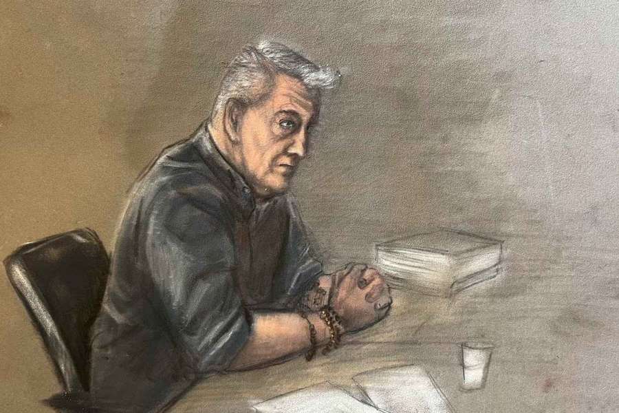 Courtroom sketch of Ingebrigtsen Sr