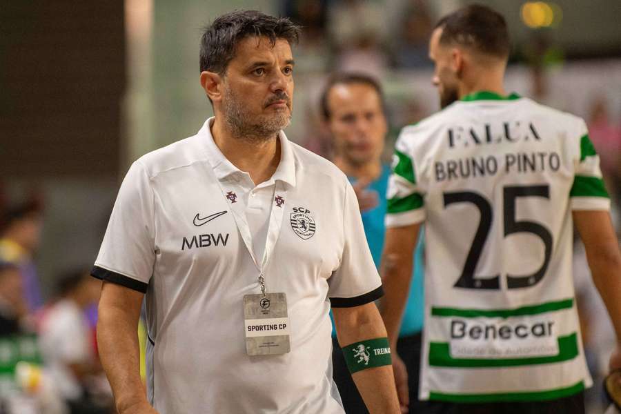 Nuno Dias, treinador do Sporting