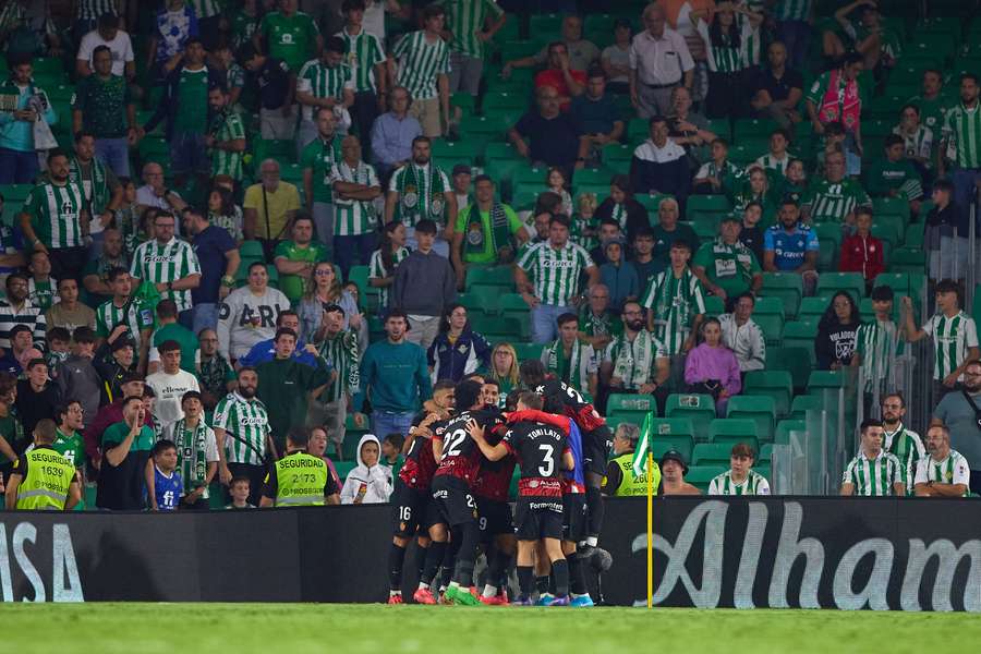 Mallorca celebrate their winner