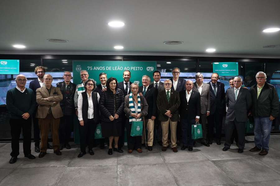 A homenagem aos sócios do Sporting