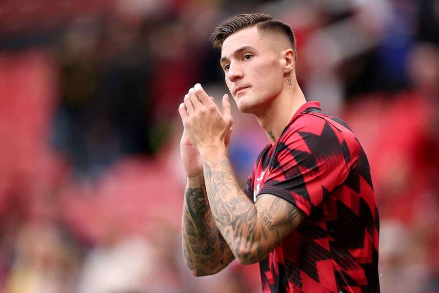Benjamin Sesko, avançado do Manchester United