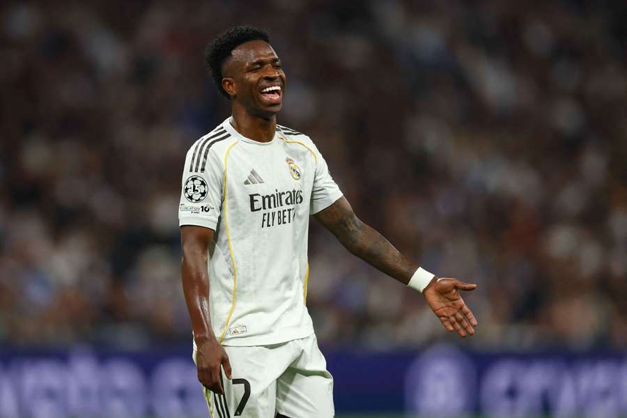 Vinicius, en el partido ante el City