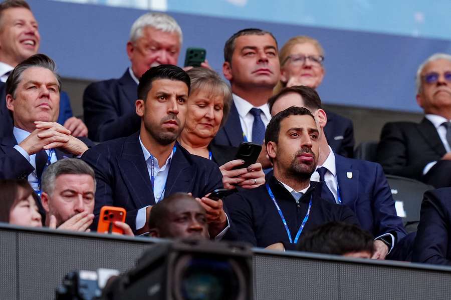 Khedira, en el palco viendo la final de la última Champions Khedira, en el palco viendo la final de la última Champions