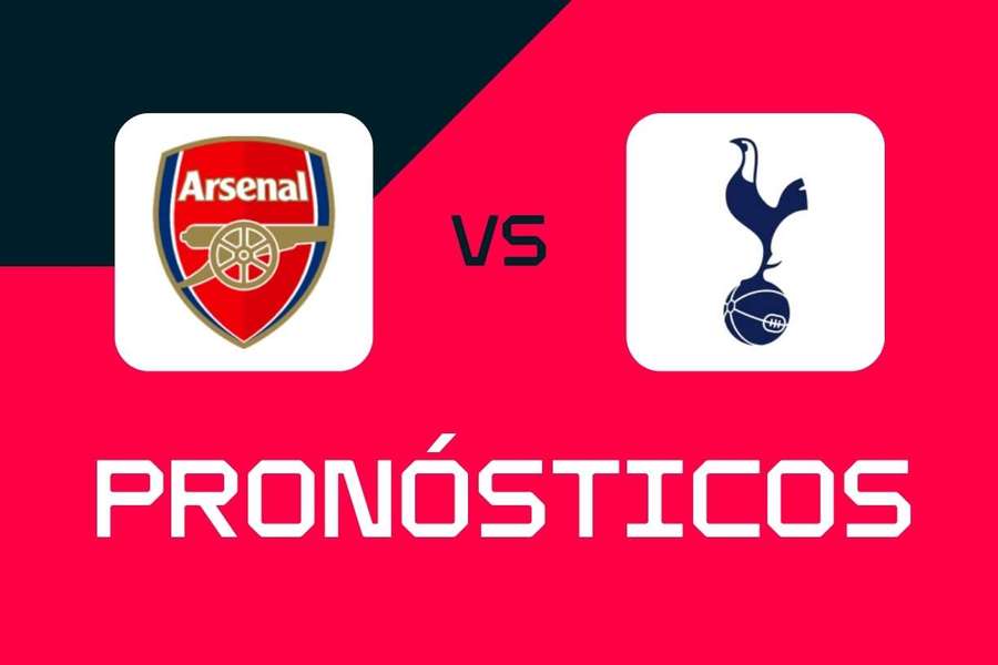 Arsenal vs Tottenham: Predicciones, mejores apuestas y cuotas (Premier League)