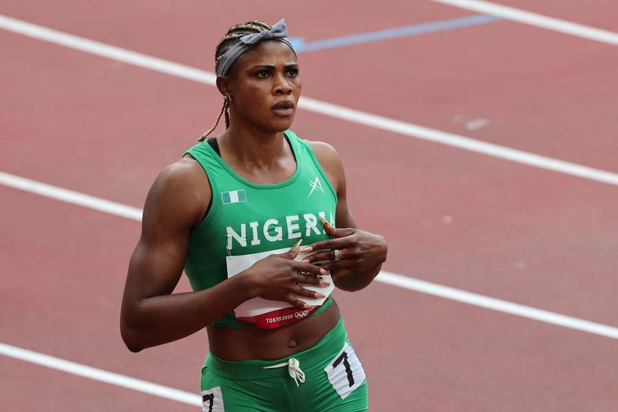 Former Olympic sprinter Blessing Okagbare