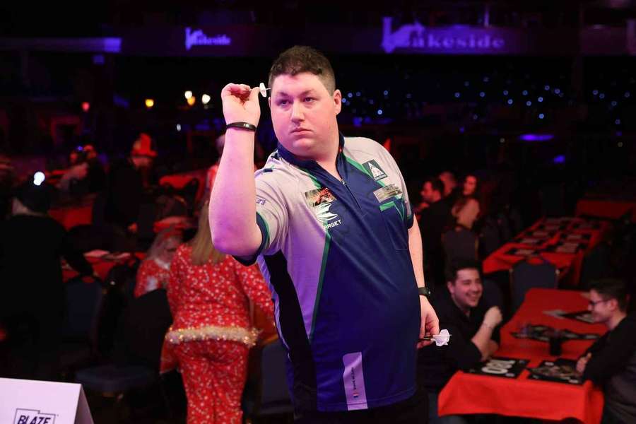 Shane McGuirk durante a Taça do Mundo WDF