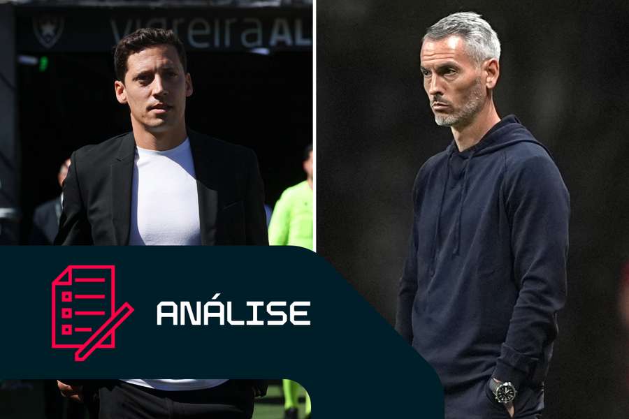 Luís Pinto e Carlos Vicens, treinadores de Vitória SC e SC Braga, respetivamente