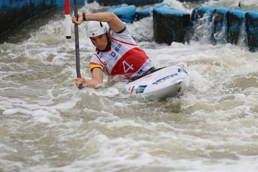 Maialen Chourraut, en la Copa del Mundo de Cracovia el pasado mes de junio