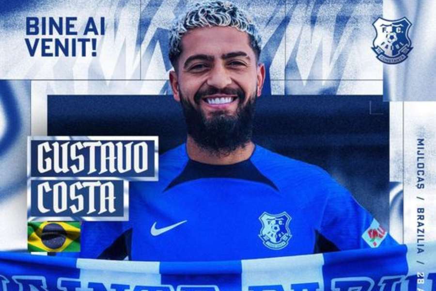 Farul Constanța l-a transferat pe ginerele lui Rivaldo, brazilianul Gustavo da Costa