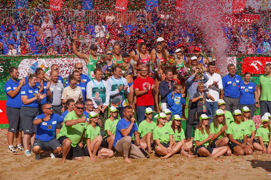 Finał Mistrzostw Polski w siatkówce plażowej w Starych Jabłonkach