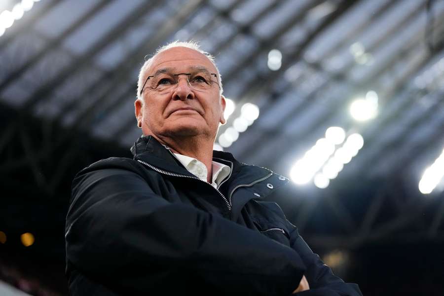 Claudio Ranieri durante o duelo com o Athletic