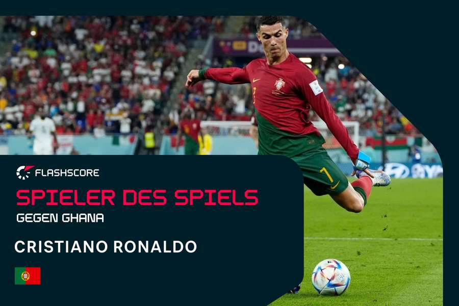 Flashscore Spieler des Spiels: Cristiano Ronaldo