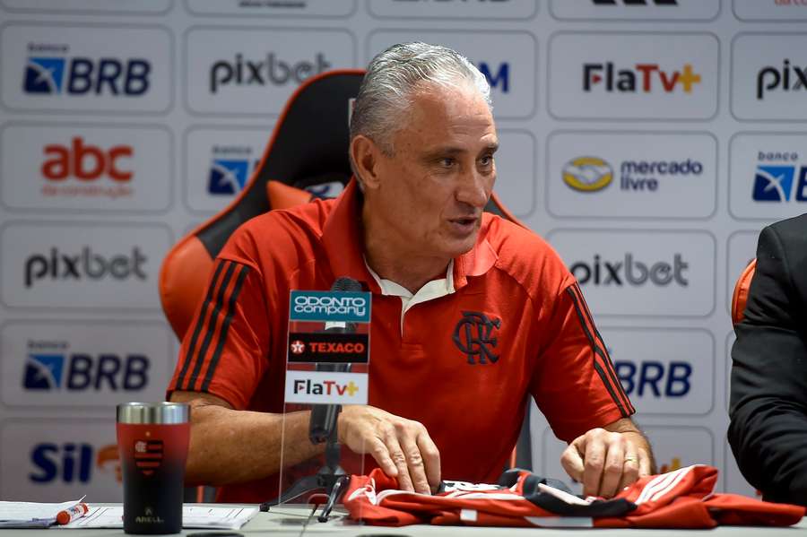 Tite falou pela primeira vez com a imprensa após chegada ao Flamengo