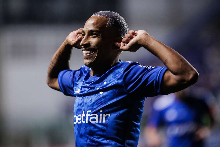 Matheus Pereira fez o gol da vitória do Cruzeiro