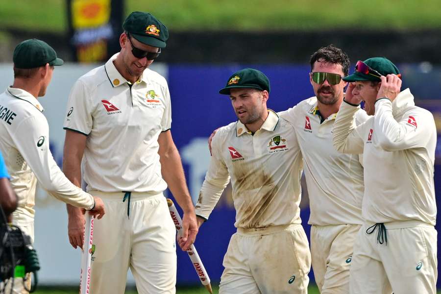 Australia dominate Sri Lanka in Test action.