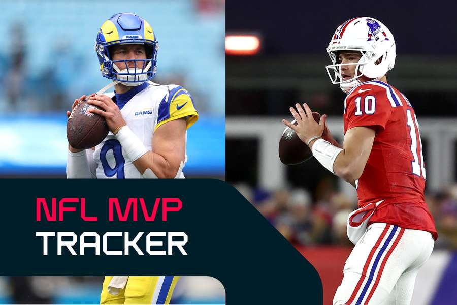 NFL MVP tracker: Matthew Stafford (left) and Drake Maye (right) NFL MVP tracker: Matthew Stafford (left) and Drake Maye (right)