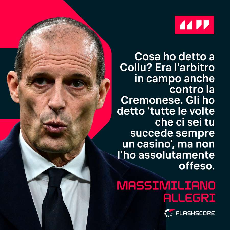 Le parole di Allegri