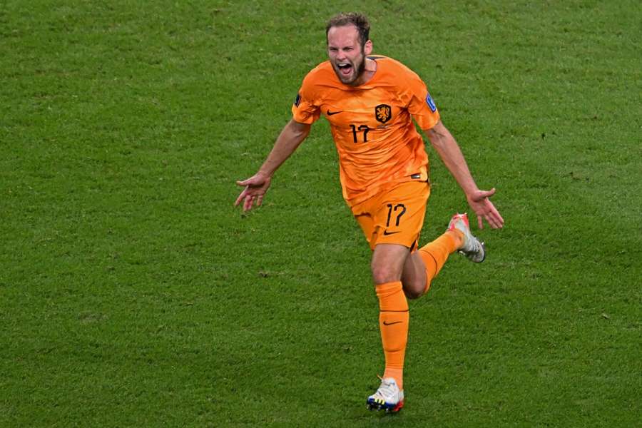 Daley Blind in de wedstrijd tegen de VS