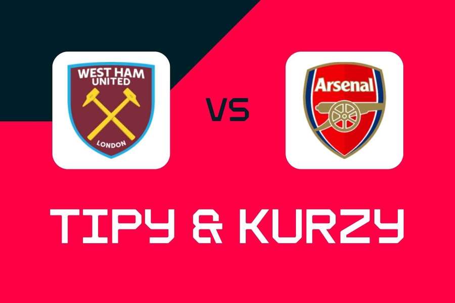 West Ham - Arsenal: Tipy, najlepšie stávky a kurzy (Premier League).