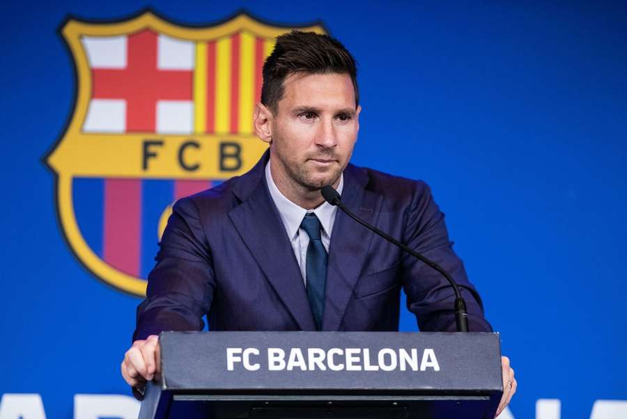 Lionel Messi deixou o Barcelona em agosto de 2021