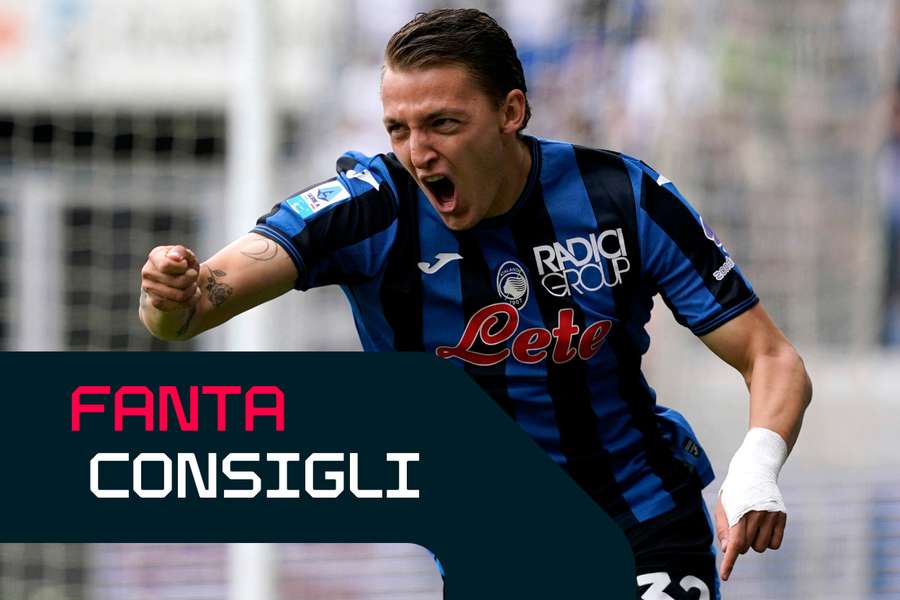 L'esultanza di Mateo Retegui dopo il gol segnato al Bologna