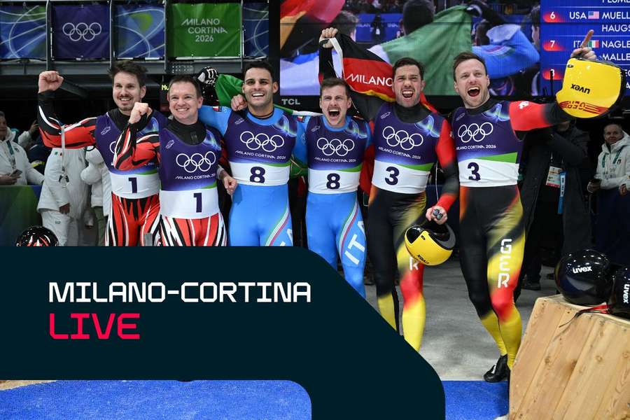 Gli azzurri dello slittino