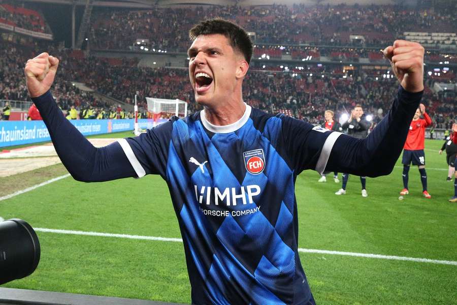 Mathias Honsak erzielte das entscheidende Tor für den 1. FC Heidenheim