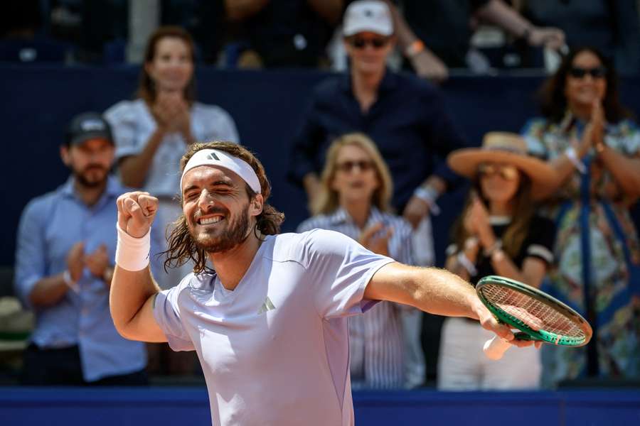 Stefanos Tsitsipas ce dimanche. Stefanos Tsitsipas ce dimanche.