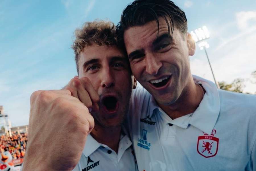 Los jugadores de España celebran su pase a la final del Mundial