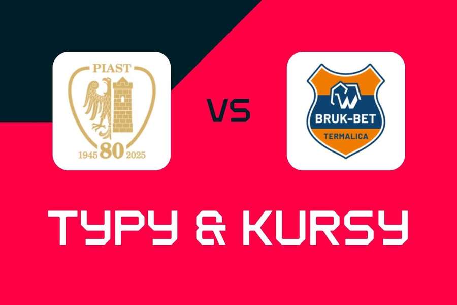 Piast Gliwice - Termalica: Typy bukmacherskie, najlepsze kursy i zakłady (Ekstraklasa)