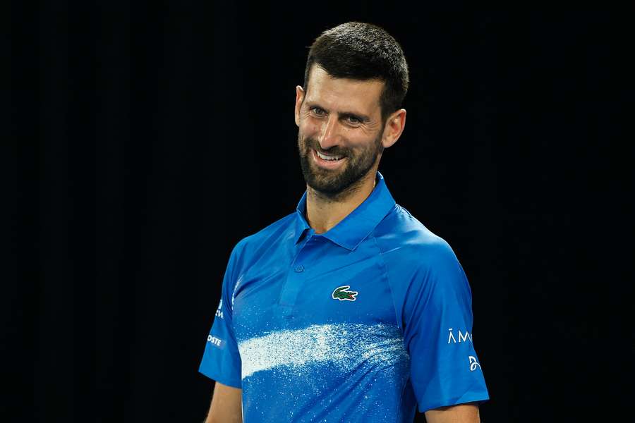 Djokovic à Melbourne jeudi.