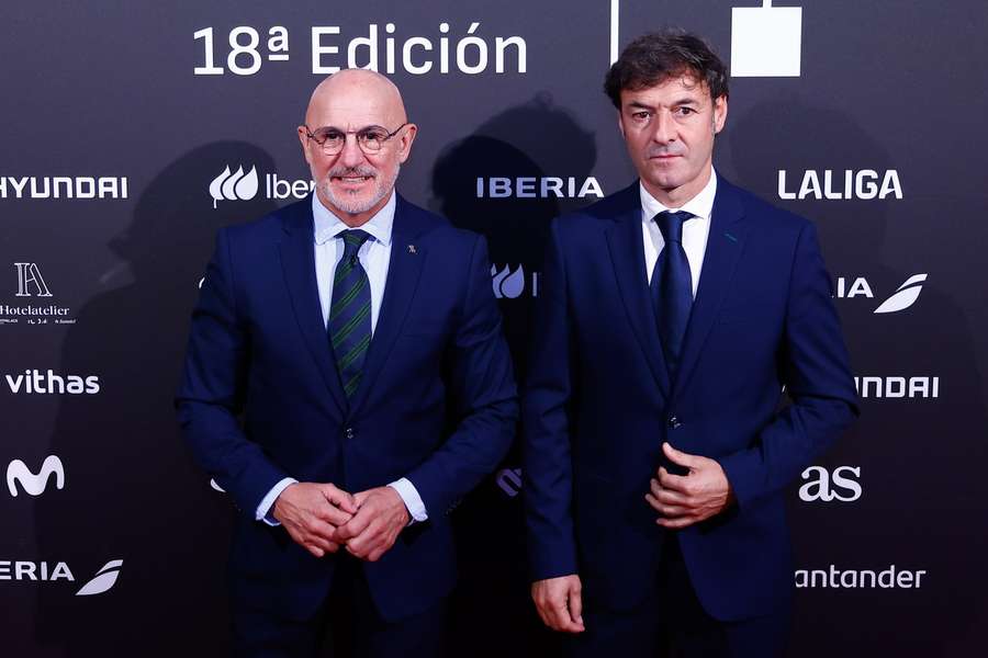 Santi Denia (vpravo) s Luisem de la Fuentesem.