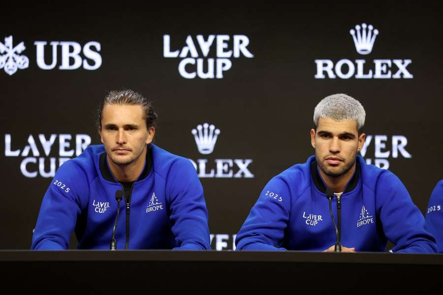 Alexander Zverev și Carlos Alcaraz