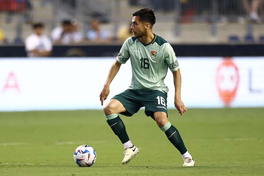 Boris Céspedes, durante un partido con la selección de Bolivia Boris Céspedes, durante un partido con la selección de Bolivia