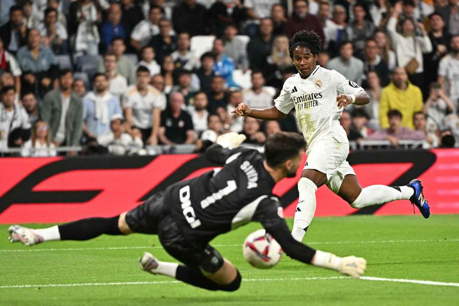 Endrick, en el partido ante el Alavés