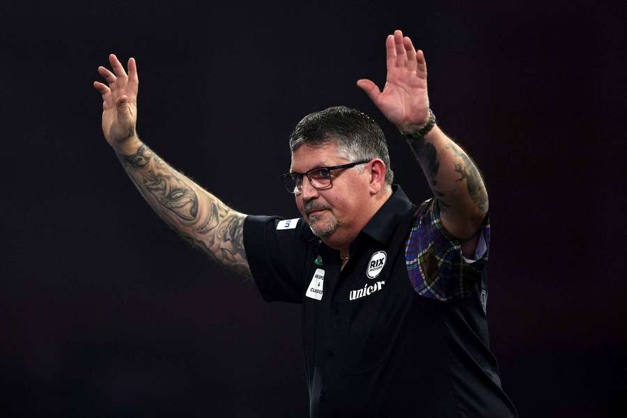 Gary Anderson is hoping to win a third world title at Alexandra Palace