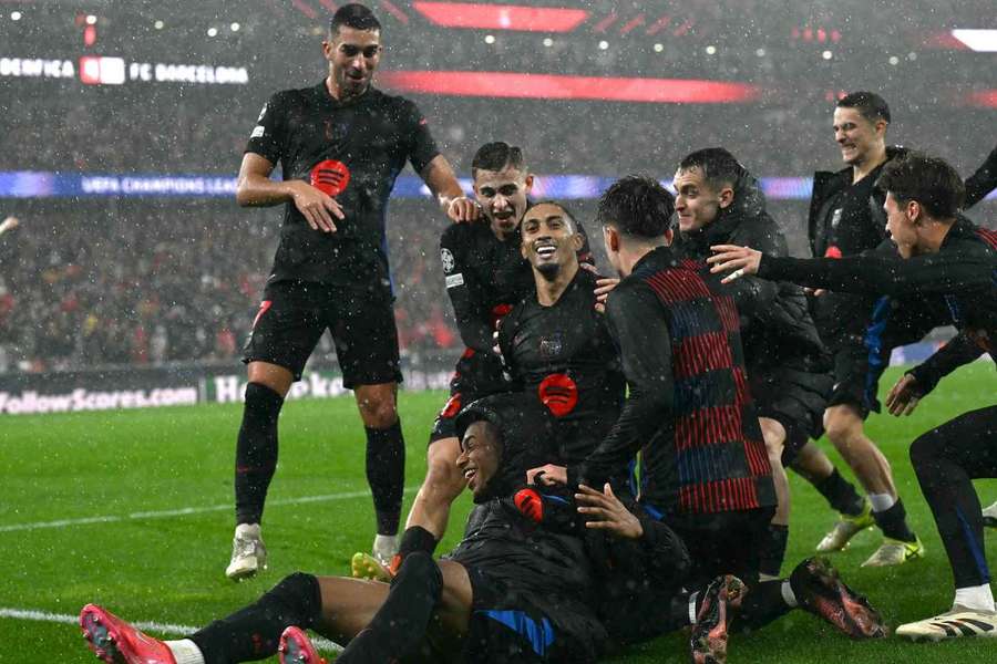 Raphinha, autor del gol de la victoria