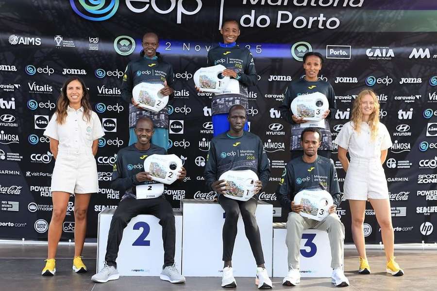 Aspel Kiprop e Betty Jepleting em destaque na Maratona do Porto