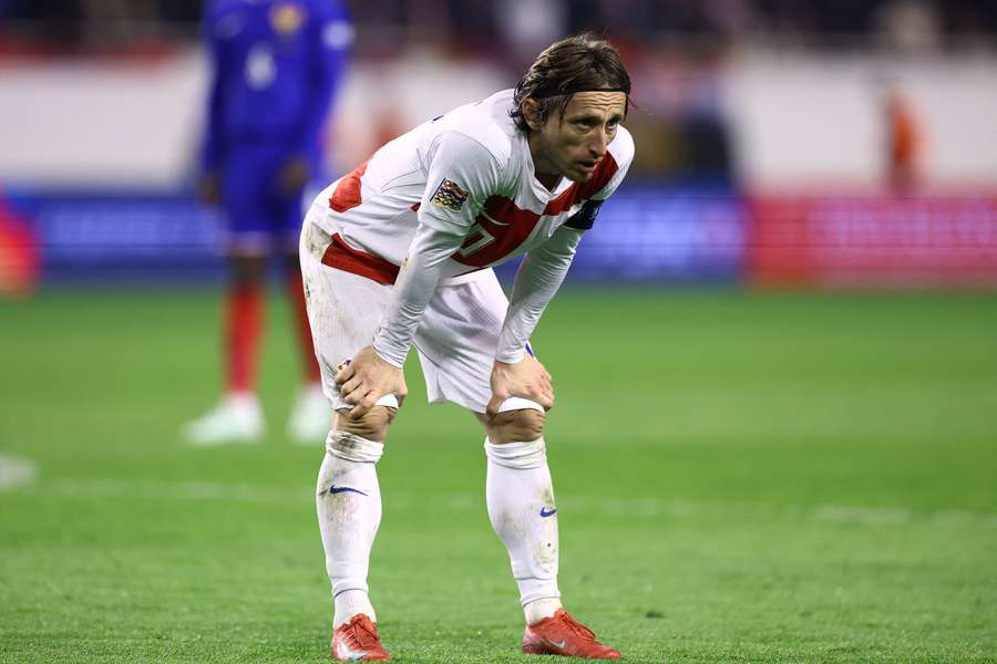 Modric, en el partido ante Francia.