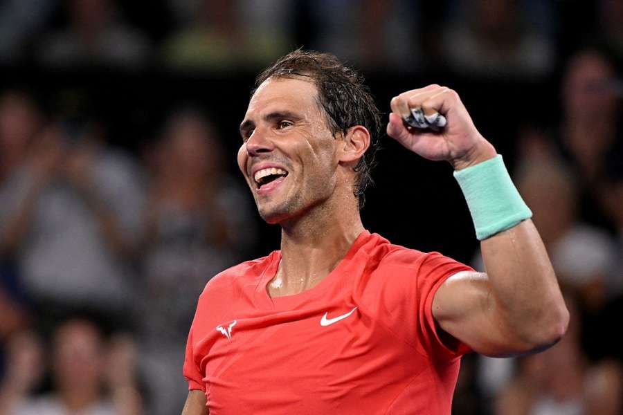 Zadowolony Rafa Nadal po awansie do ćwierćfinału w Brisbane