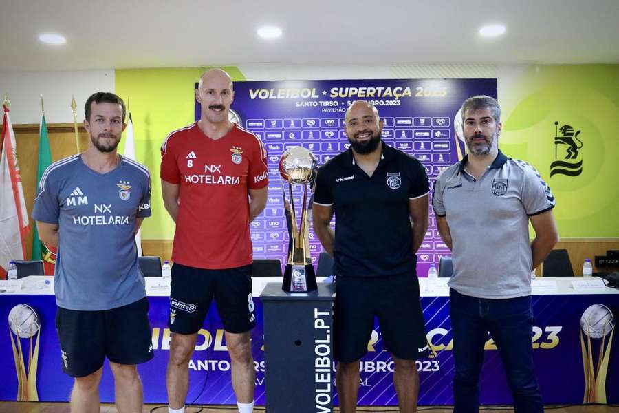 Capitães e treinadores fizeram a antevisão da Supertaça